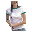 Anvil - Ladies Semi Sheer 100: Cotton Ringer Tee 4.2oz (A323)