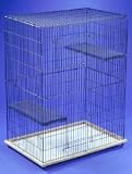 Large Cat Domain with Wood Base