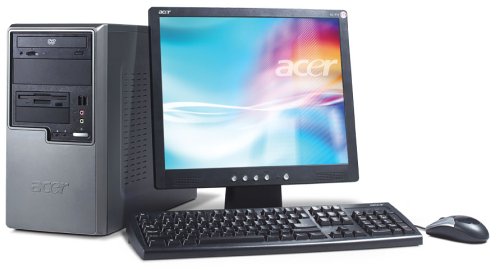 AcerPower S280 Minitower Value Desktop (Intel Celeron D Processor 346, 512 MB RAM, 80 GB Hard Drive, CD-RW/DVD-ROM Combo Drive)