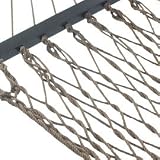 Exclusive Aluminum Spreader Bar DuraCord Antique Brown Rope Hammock with Aluminium Spreader Bar by Hatteras Hammocks