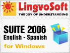 LingvoSoft translation software Suite 2006 English <-> Spanish for Windows: dictionary, phrasebook, flashcards