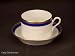 RICHARD GINORI PALERMO BLUE CUPS &amp; SAUCERS