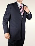 ~~ 2009 SUPER DEAL Men Suits ~~ Brand New Italian 100% Merino Wool 140's Hand Tailored Navy Men Suit with Pefect Fit ~~~ Comfort All Day Long ~~~
