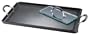 Circulon Elite Double-Burner Nonstick Hard-Anodized Griddle with Glass Bacon Press