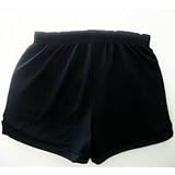Flirty Diva Tees Woman's FITNESS WORKOUT  SHORTS-Black