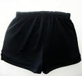 Woman's Flirty Diva Tees Fitness Workout Shorts - -Black