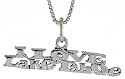 Sterling Silver "I LOVE LAKE TAHOE" Talking Charm &copy;
