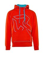 Rock Experience Sudadera con Capucha Gonfio! (Rojo)