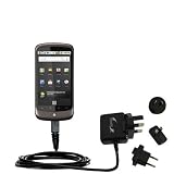 International Wall Home AC Charger for the HTC Nexus One - uses Gomadic TipExchange Technology
