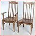 4-Slot Chair-Cherry (Colonial Stain)