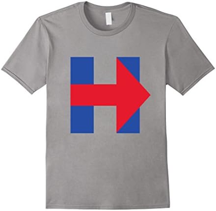 Men's Hillary Clinton Presidential Election T-Shirt XL Slate