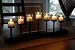 7 Candle Elevated Crowned Votive Candle Set
