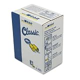 Classic Ear Plugs with Cord, 200 Pairs/Box, Yellow