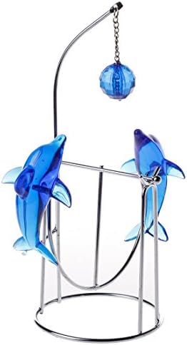 Hang Ball Globe Dolphin Collection Desk Figurine Decoration Blue