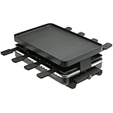 Swissmar KF-77041 Gourmet 8-Person Raclette Grill, Black
