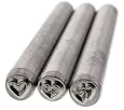 Beadsmith 3-Piece 5mm Heart Punch Set for Stamping Metal, 3/16-Inch