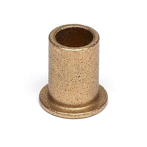 Oilite Sintered Bronze Flanged Sleeve Bearing FF318-01B 3/8" ID x 1/2" OD x 3/4" Length