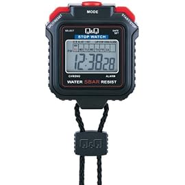 Q&Q ストップウオッチ 黒 HS43-001