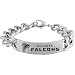 Team Titanium Atlanta Falcons Steel ID Bracelet