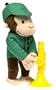 BRIO Curious George CIRCUS GEORGE PLUSH w/ Trumpet