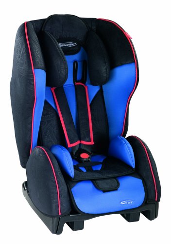 Storchenmühle 6135.11003.66 - Twin One - Autokindersitz Gruppe I (9 bis 18kg), Farbe chili-blue, von 9 Monaten bis ca. 4,5 Jahre