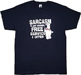 Family Guy Brian Sarcasm Navy T-shirt Tee
