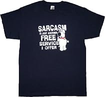Family Guy Brian Sarcasm Navy T-shirt Tee