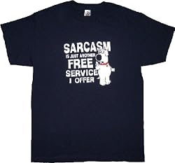 Family Guy Brian Sarcasm Navy Adult T-shirt Tee