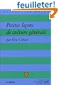 Petites le�ons de culture g�n�rale
