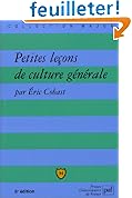 Petites le�ons de culture g�n�rale