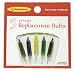 - 3.5V - For use with 70 & 140 bulb light sets & 100 bulb traditional light sets - Multi colored