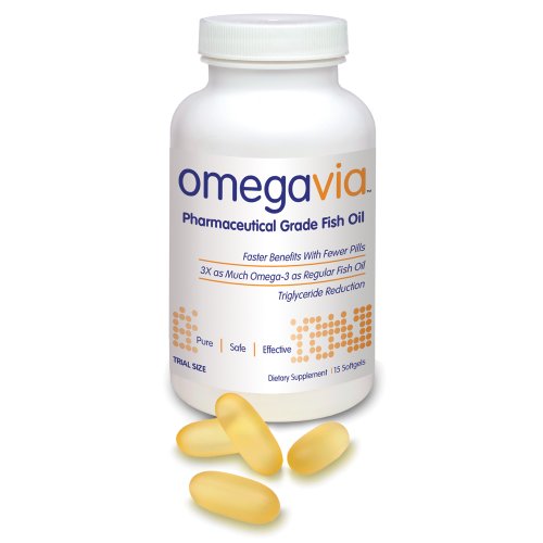 picture of OmegaVia PharmaGrade Fish Oil, Enteric Odorless/BurpFree
