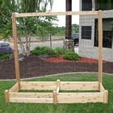 Gronomics TK 48-80S 48-Inch by 80-Inch High Raised Garden Bed Trellis Kit, Finished