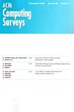 Acm Computing Surveys