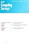 Acm Computing Surveys