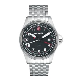 Wenger® Mens AeroGraph Dual Time Swiss Watch #72098 by Wenger