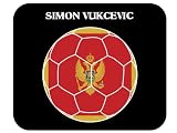 Simon Vukcevic (Montenegro) Soccer Mouse Pad