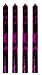 New Baroque Purple Dinner Candles
