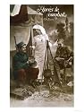 "Apres le Combat" a French and British Soldier are Served Hot Food by a Nurse Photographic Poster Print, 30x40