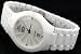 Oniss #ON8880-M7 Men's White C Swiss Ceramic Collection Watch