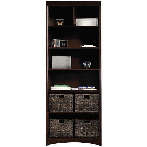 genAmerica Classic Cherry Open Bookcase