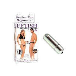 Pipedream Products Vibrating Hollow Strap-On Purple Adult Sex Toy Kit
