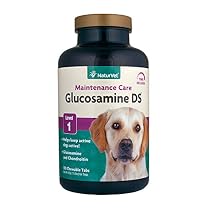 NaturVet Glucosamine DS Level 1 Maintenance Joint Care for Dogs, 150 ct Time Release, ChewableTablets, Made in USA
