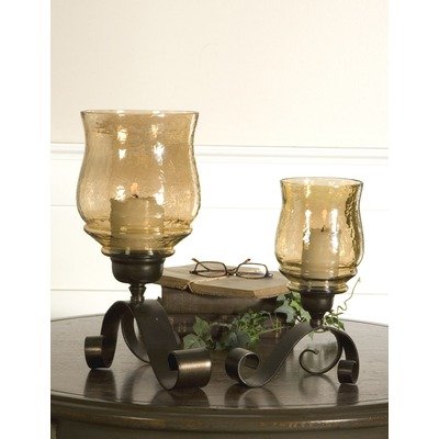 Uttermost Decor UT-19310 Candleholders ANTIQUED BRONZE