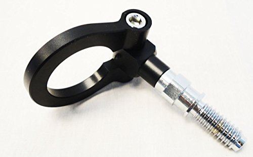 Black Tow Hook for Bumper Front/Rear Racing Aluminum Fits BMW Mini Cooper