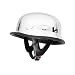 German Helmets - DOT German Motorcycle Helmet 115 Chrome
