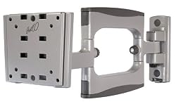 Bell'O 8170DS Full Motion Tilt/Pan/Articulating Arm Wall Mount for Most 12" - 32" TVs "For Dummies" (Silver)