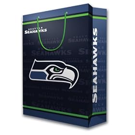 Seattle Seahawks Team Logo Gift Bag (Large)