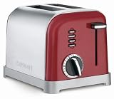Cuisinart CPT-160R Metal Classic 2-Slice Toaster