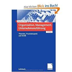 Organisation, Management, Unternehmensf�hrung: Theorien, Praxisbeispiele und Kritik